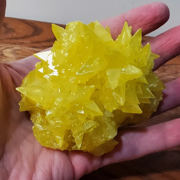 Sulfur Crystals on Matrix 0.61 lbs - Picture 10 of 17